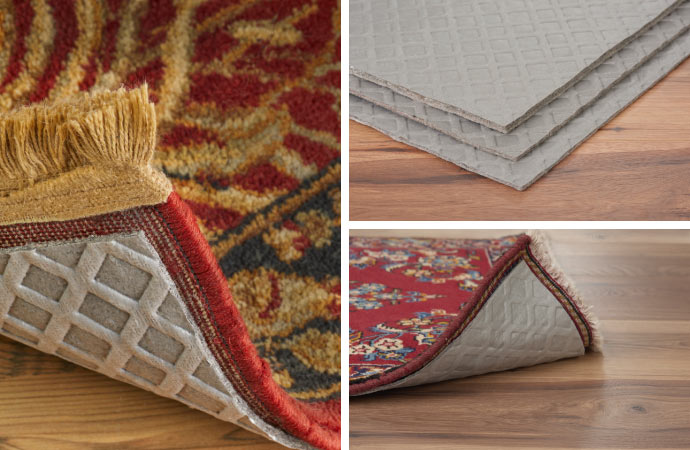 Rug pads and rug with rug pads